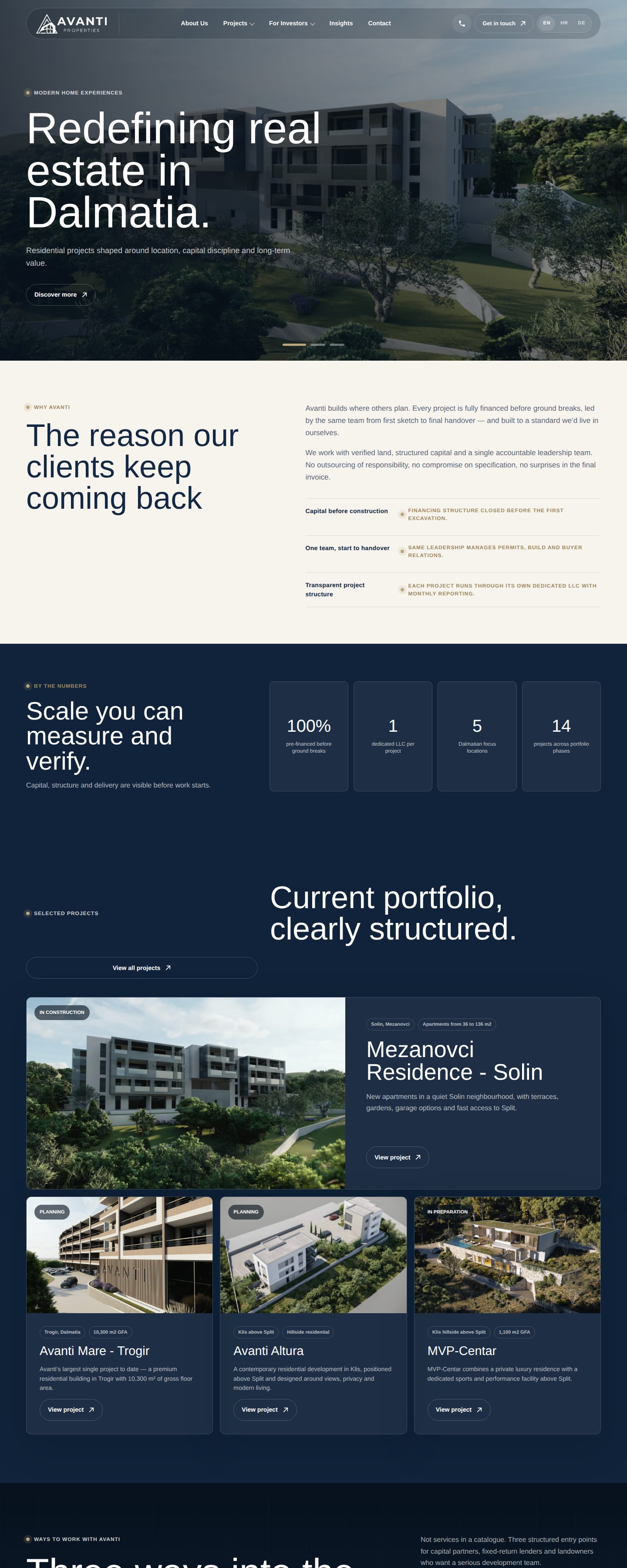 Website: Avanti Properties