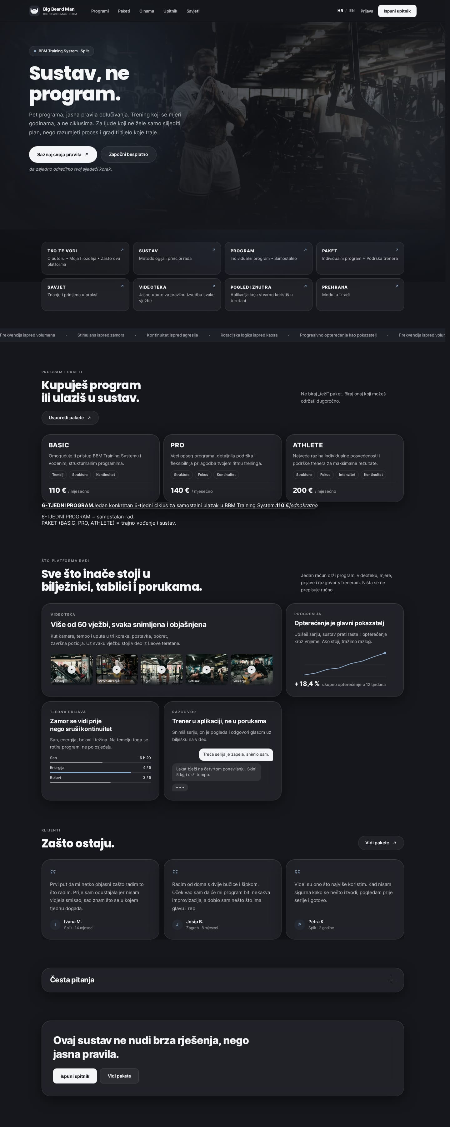 Website by Strigy Studio: Big Beard Man
