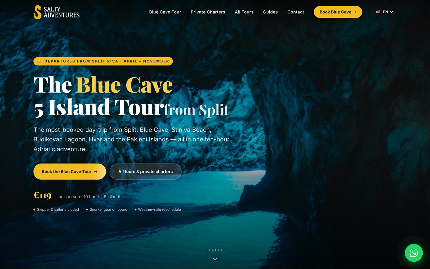 Naslovnica Blue Cave Tours — Blue Cave & 5 Island Tour iz Splita