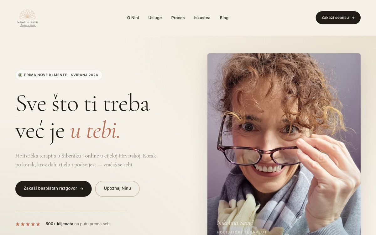 Izrada web stranice — Put do Balansa