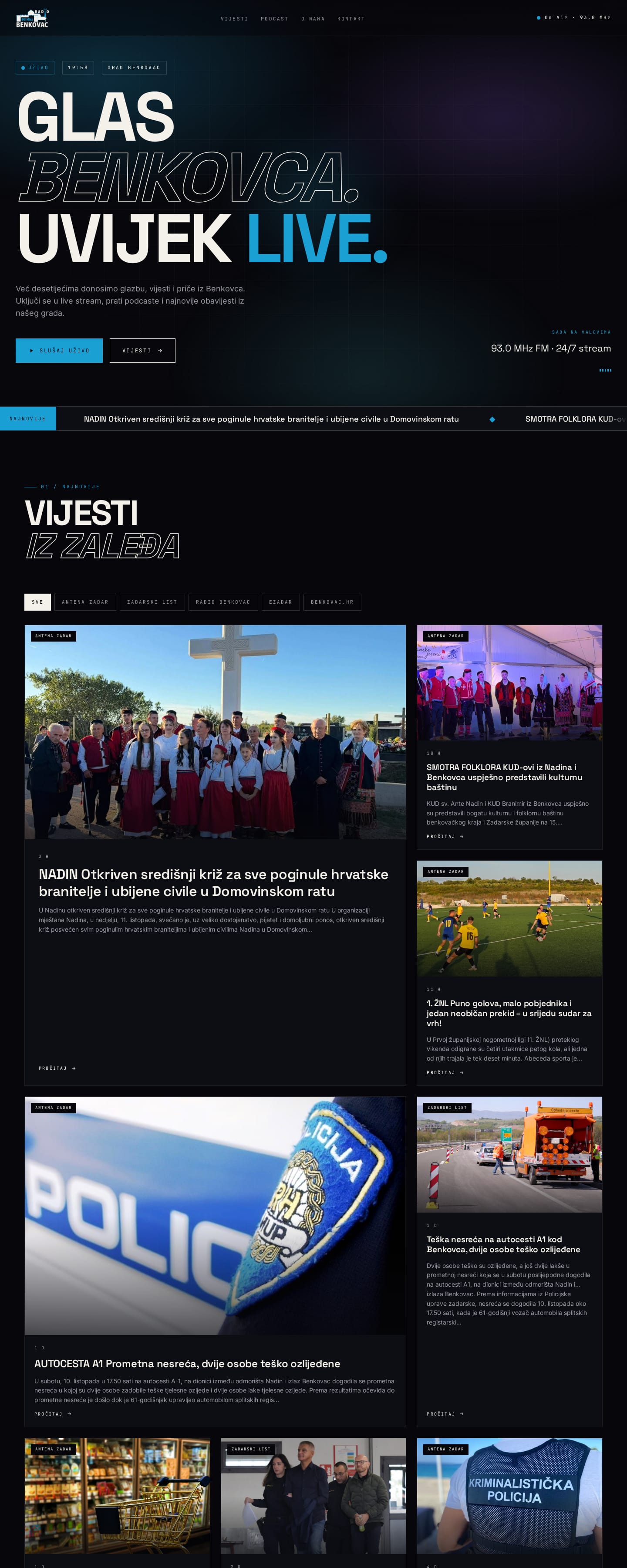 Website: Radio Benkovac